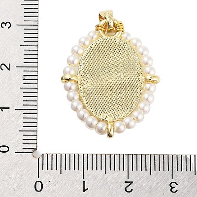 Rack Plating Brass Enamel Pendants KK-C056-07G-01-1