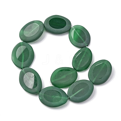 Natural Green Onyx Agate Beads Strands G-P570-B02-01-1