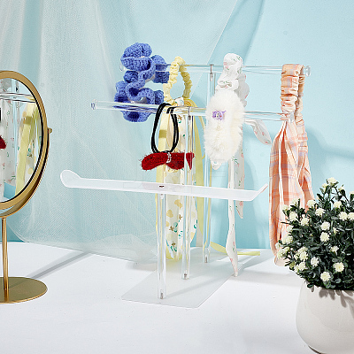 3-Tier Acrylic Hairband Display Stand ODIS-WH0030-82-1