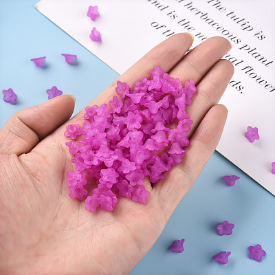 Transparent Acrylic Beads X-PL554-17-1
