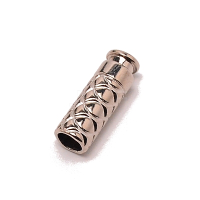 Zinc Alloy Cord Ends FIND-WH0091-68P-1