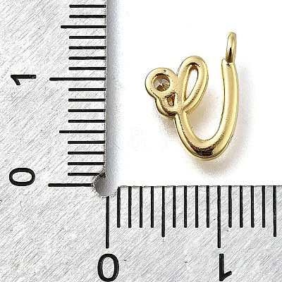 Brass Micro Pave Cubic Zirconia Pendants KK-B132-12G-V-1