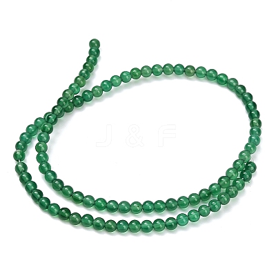 Natural Green Onyx Agate(Dyed & Heated) Beads Strands G-C262-B06-4mm-1