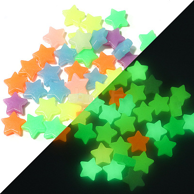 Luminous Acrylic Beads LUMI-PW0001-174B-1