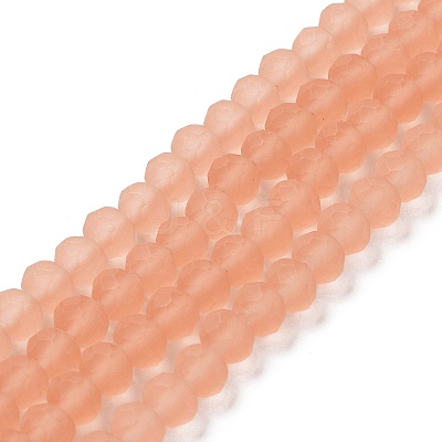 Transparent Glass Beads Strands EGLA-A034-T6mm-MD21-1