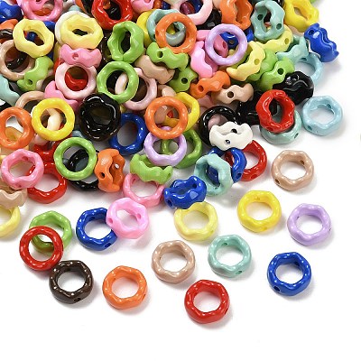 Opaque Acrylic Bead Frame OACR-H058-07-1