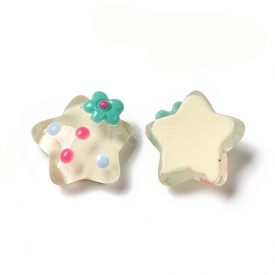 Translucent Resin Cabochons RESI-E034-01A-1