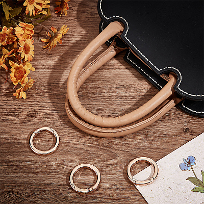 3Pcs Alloy Spring Gate Rings FIND-BBC0002-23KCG-01-1