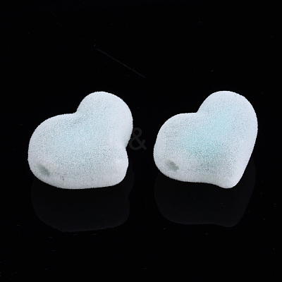 Flocky Acrylic Beads X-MACR-S275-27B-1