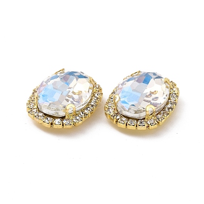 Oval Sew on Rhinestone DIY-E062-05G-A04-1