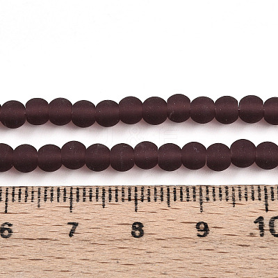 Transparent Glass Beads Strands GLAA-T032-T4mm-MD19-1