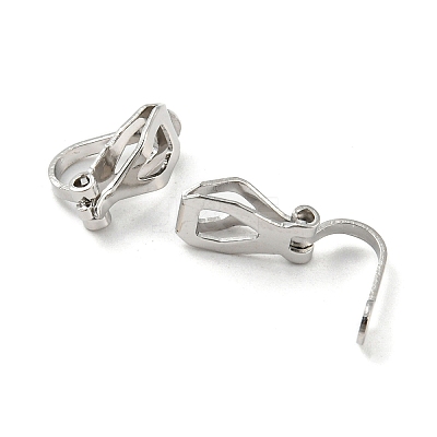 Brass Clip-on Earring Findings EC110-NF-1