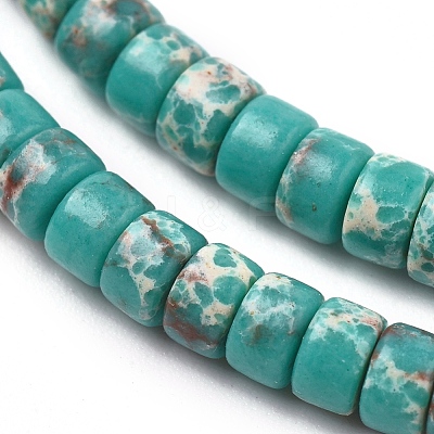 Synthetic Imperial Jasper Beads Strands G-F631-A24-02-1