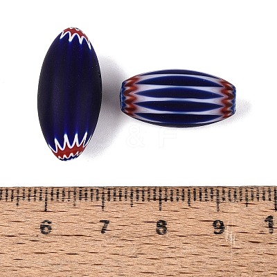 Handmade Millefiori Glass Barrel Beads LS-LA-N002-37A-1