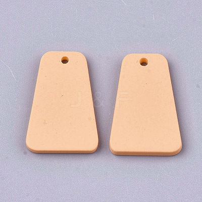 Spray Painted Acrylic Pendants ACRP-S675-06D-1