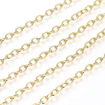 3.28 Feet Brass Cable Chains X-CHC-G007-05G-1