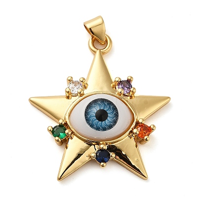 Real 18K Gold Plated Brass Pendants KK-A198-05G-02-1