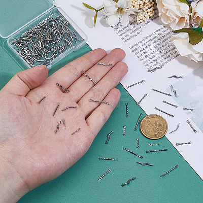 150Pcs 5 Styles 304 Stainless Steel Connector Charms STAS-DC0016-22-1
