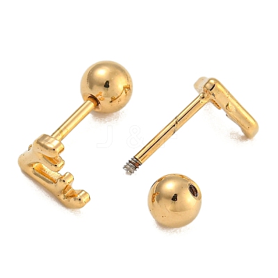 304 Stainless Steel Cartilage Earrings EJEW-B066-01F-G-1