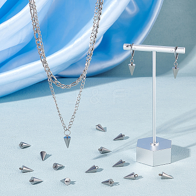 304 Stainless Steel Pendants STAS-UN0047-23B-1