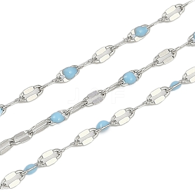 Brass Dapped Chains AJEW-Q153-02P-08-1