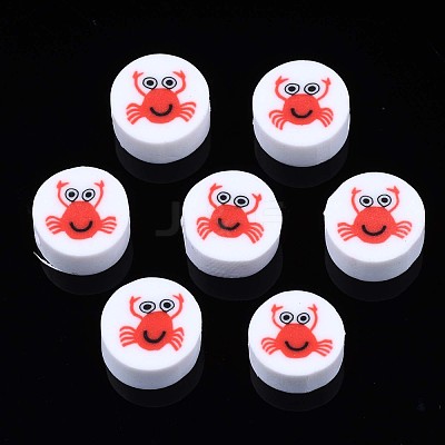 Handmade Polymer Clay Beads CLAY-N007-005-1