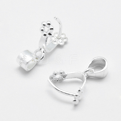 925 Sterling Silver Pendant Bails STER-E050-13S-1