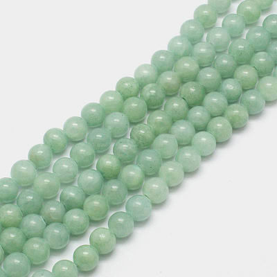 Natural Persian Jade Beads Strands X-G-D434-8mm-20-1