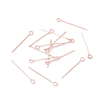 Brass Eye Pin KK-WH0058-01C-RG-1
