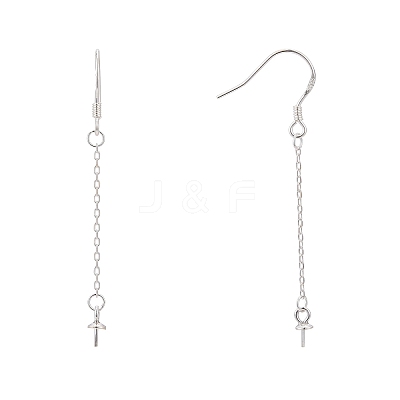 925 Sterling Silver Earring Hooks Findings STER-I014-26S-1
