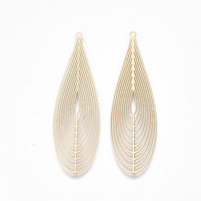Brass Big Pendants X-KKC-T001-24KC-1
