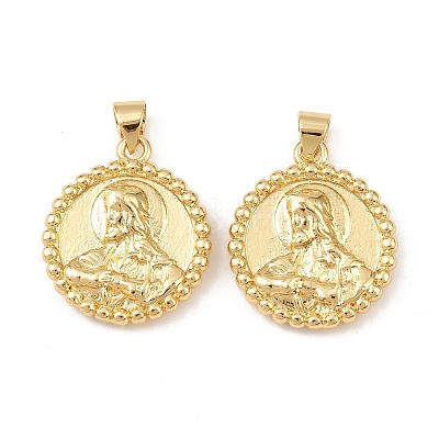 Brass Pendants KK-F919-04G-1