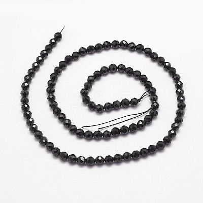 Natural Spinel Bead Strands G-P279-78-4mm-1