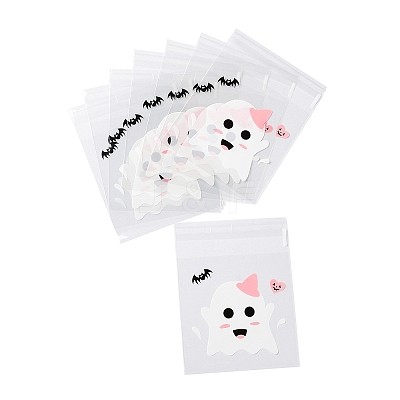 Halloween Theme Plastic Bakeware Bag ABAG-F007-03D-1