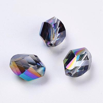 Imitation Austrian Crystal Beads SWAR-F077-13x10mm-31-1