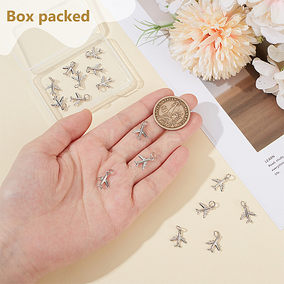16Pcs Brass Charms ZIRC-BC0001-28P-1