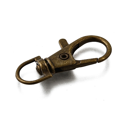 Alloy Swivel Clasps X-FIND-Q003-01AB-1
