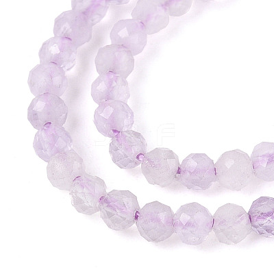 Natural Lavender Amethyst Beads Strands G-T143-03-1