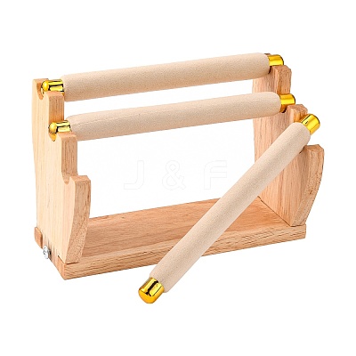 Wood Finger Ring Display Stands NDIS-F003-04B-1