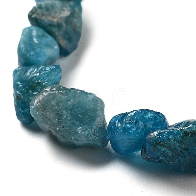 Raw Rough Natural Apatite Beads Strands G-P528-B04-02-1
