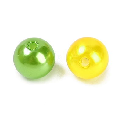 ABS Plastic Imitation Pearl Beads KY-G030-01H-1