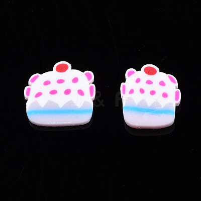 Handmade Polymer Clay Cabochons CLAY-N006-56-1