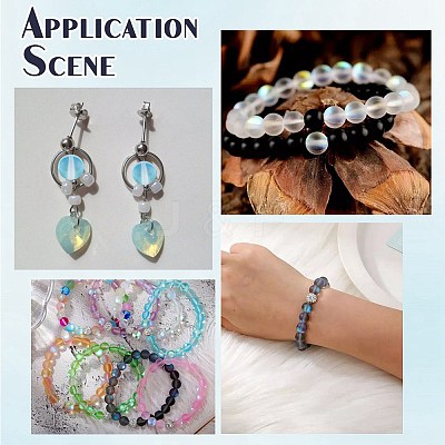 100Pcs 10 Colors Glass Beads G-SP0001-02-1