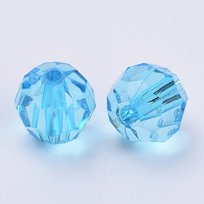 Transparent Acrylic Beads LS-TACR-Q257-10mm-V40-1