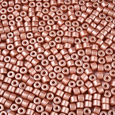 Baking Paint Pearlized Glass Seed Beads SEED-T008-03F-1