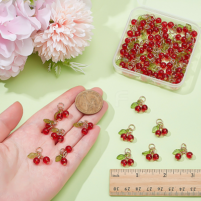 50Pcs Handmade Lampwork Pendants LAMP-ME0001-25-1