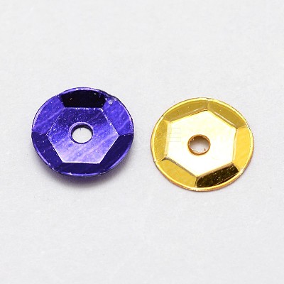 Plastic Paillette Beads PVC-A001-6mm-M-1