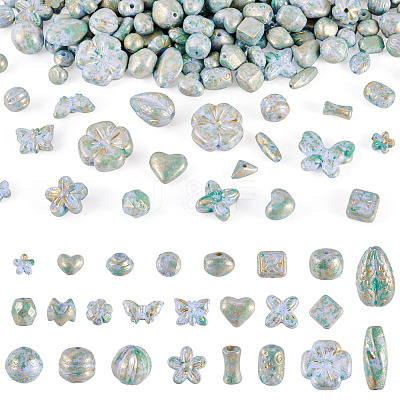 100G Opaque Acrylic Beads OACR-TA0003-75-1