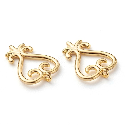 Brass Pendants KK-J278-06G-1