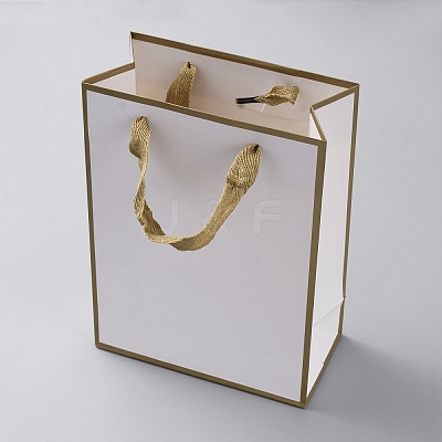 Cardboard Paper Gift Bags CARB-WH0021-01-1